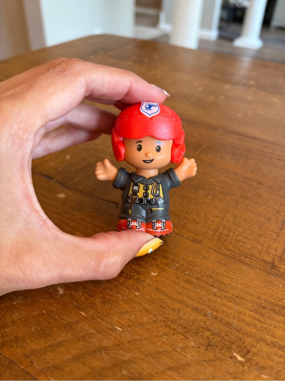 Fisher Price Little People helicopter pilot as is